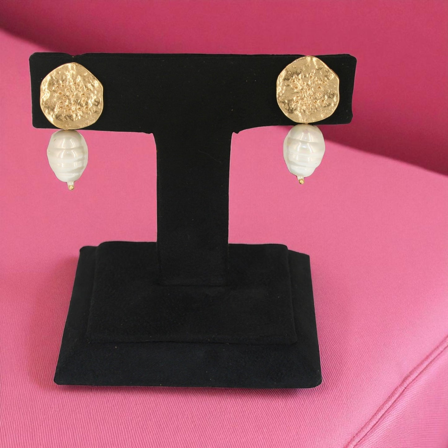 Handmade Pearl Drop Earrings