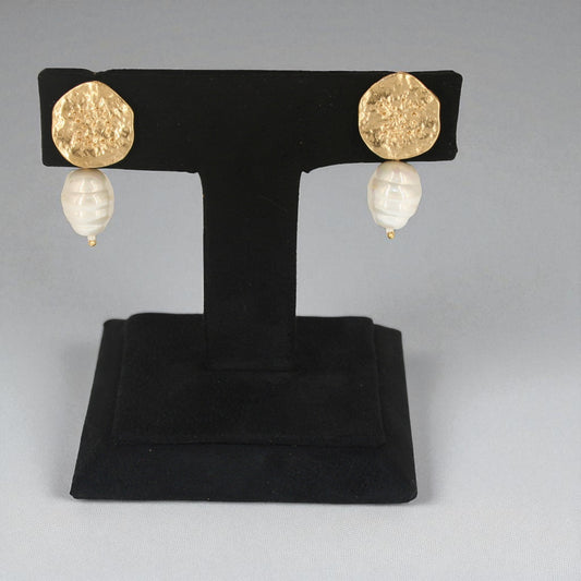 Handmade Pearl Drop Earrings