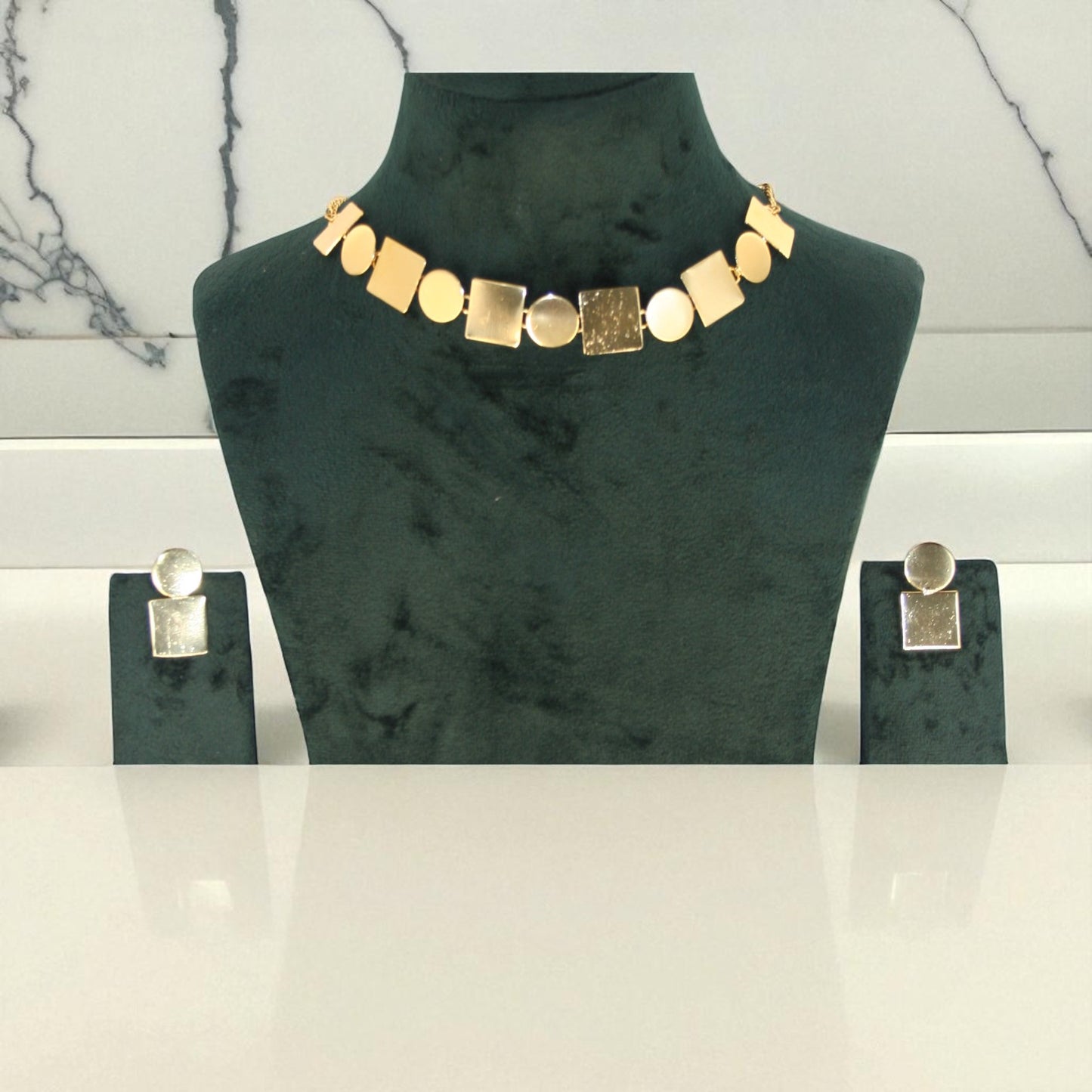 Handmade Gold Colour Toned Necklace