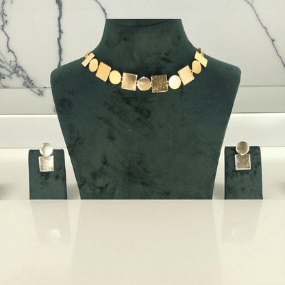 Handmade Gold Colour Toned Necklace