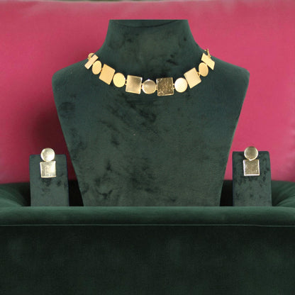 Handmade Gold Colour Toned Necklace