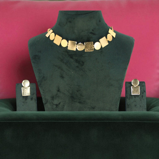 Handmade Gold Colour Toned Necklace