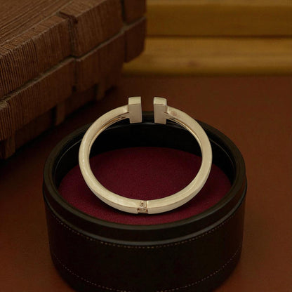 Traditional Gold-Plated Dome-Shaped Bracelet