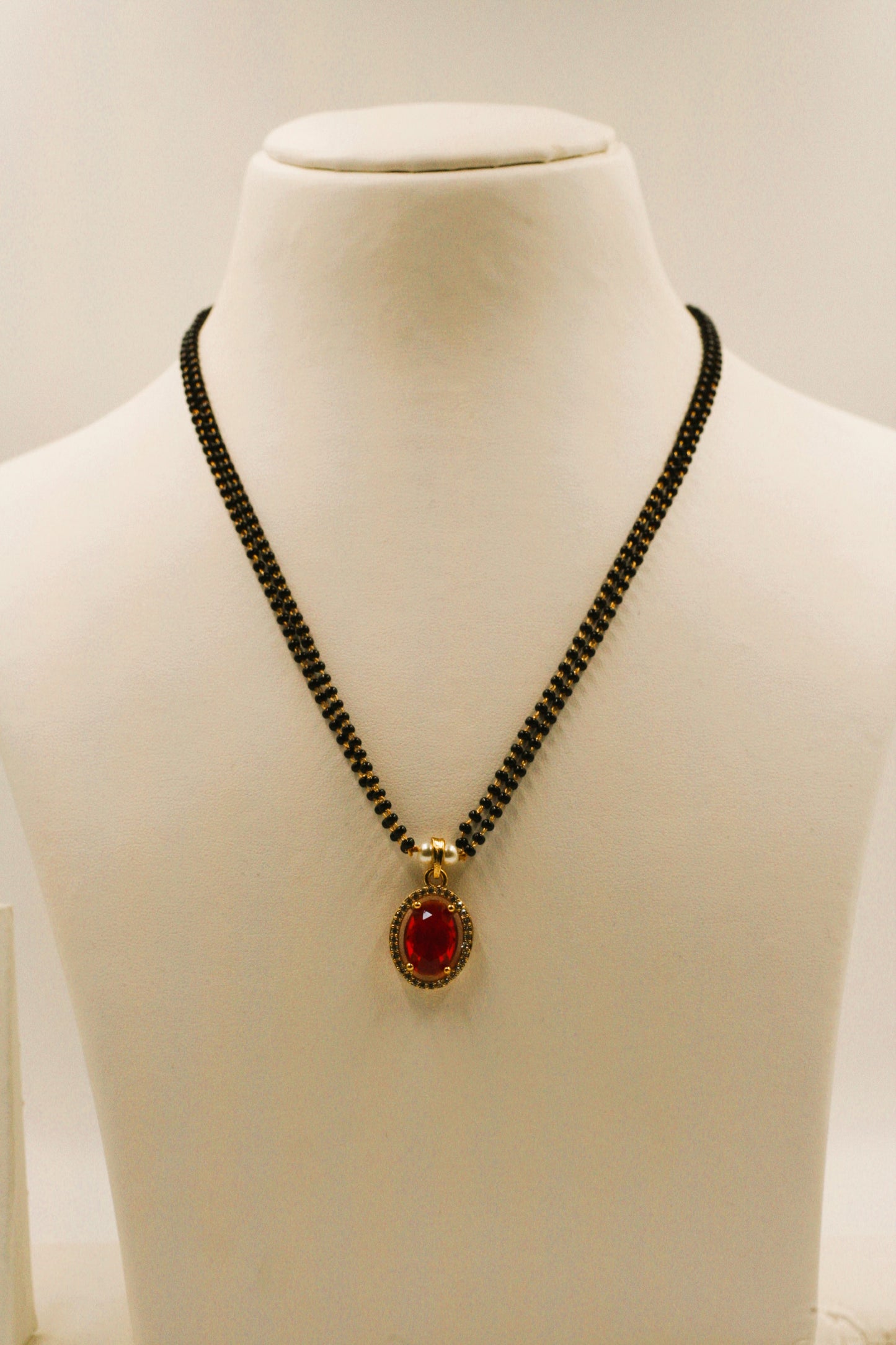 Regal Ruby Double-Strand Mangalsutra
