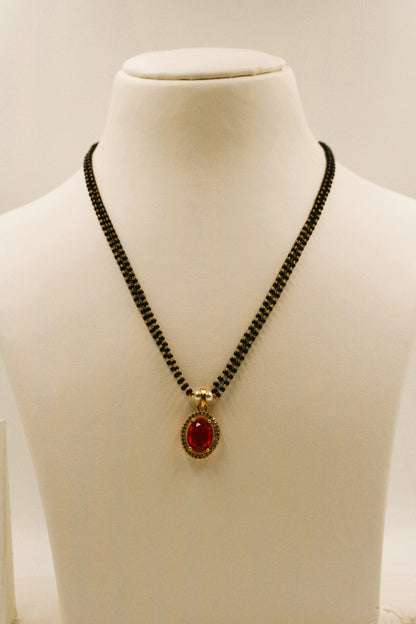 Regal Ruby Double-Strand Mangalsutra
