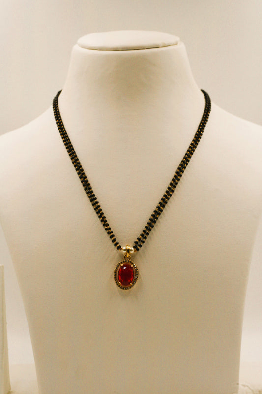 Regal Ruby Double-Strand Mangalsutra