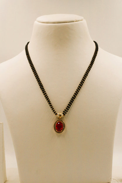 Regal Ruby Double-Strand Mangalsutra