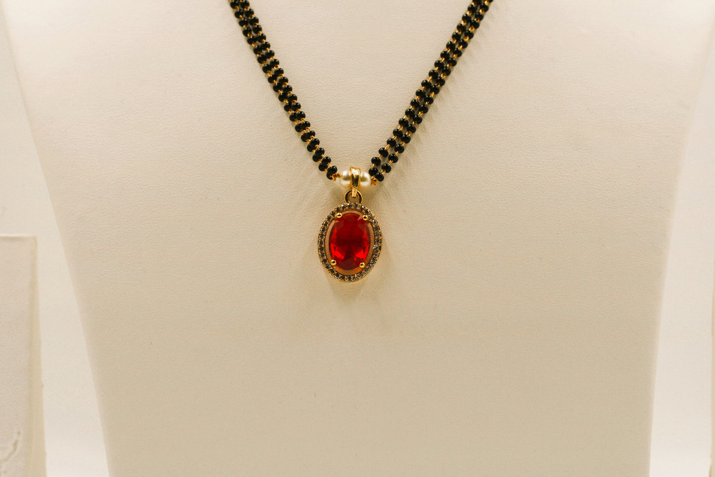Regal Ruby Double-Strand Mangalsutra